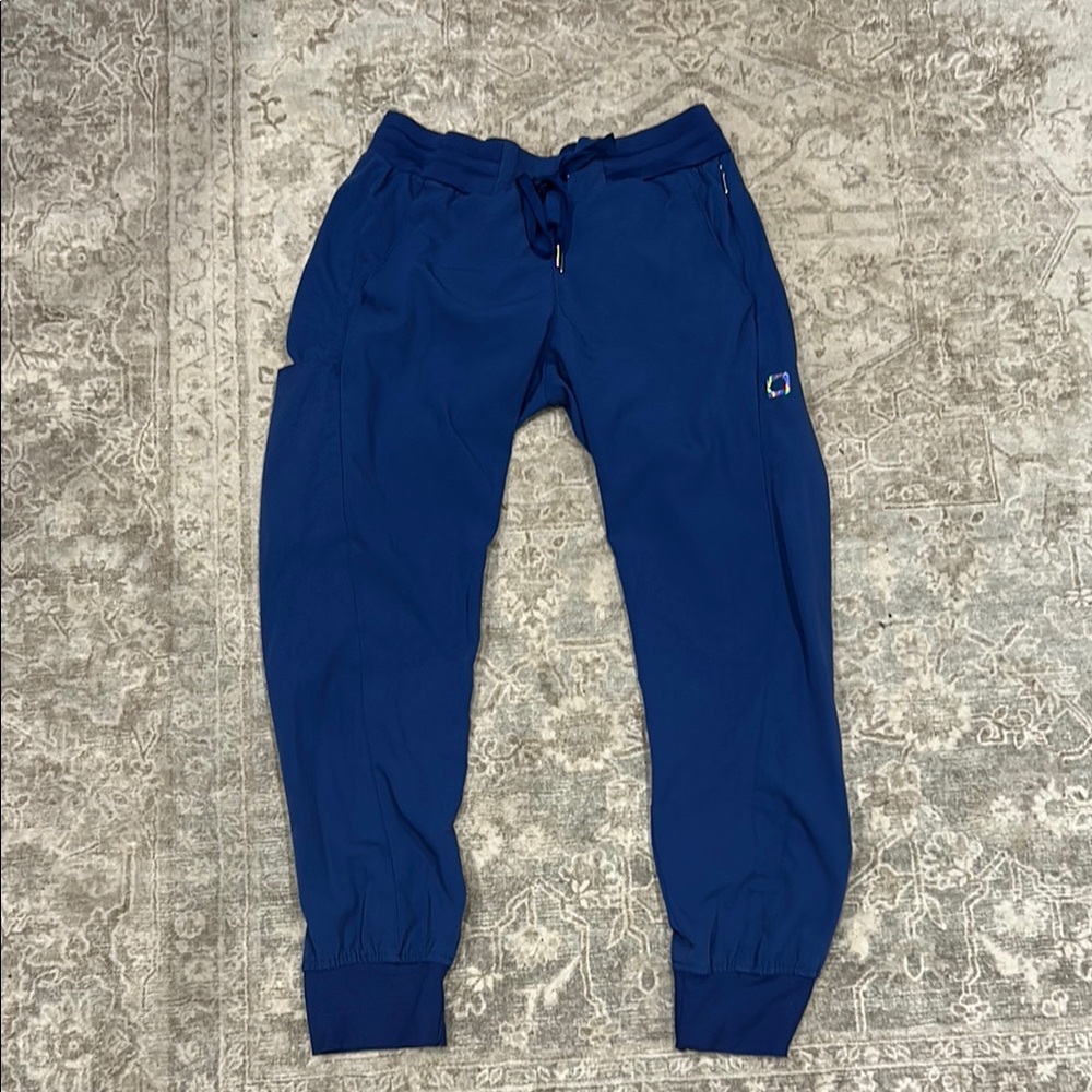 WonderWink Blue Jogger scrub pant